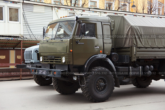 Военный грузовик "Камаз" (2011 год). Редакционное фото, фотограф Кекяляйнен Андрей / Фотобанк Лори