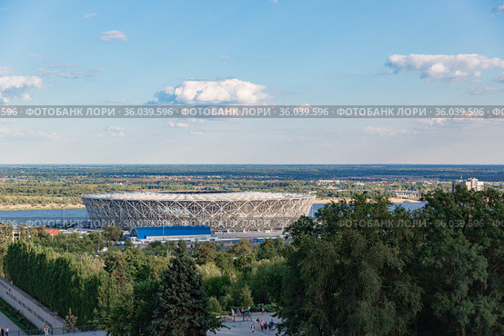 Volgograd Arena is an international-class football stadium built in Volgograd for the 2018 FIFA World Cup (2020 год). Редакционное фото, фотограф Ирина Мойсеева / Фотобанк Лори