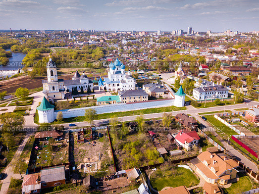 Vysotsky monastery of Serpukhov (2019 год). Стоковое фото, фотограф Яков Филимонов / Фотобанк Лори