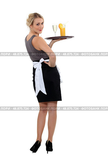 Waitress. Стоковое фото, агентство Ingram Publishing / Фотобанк Лори