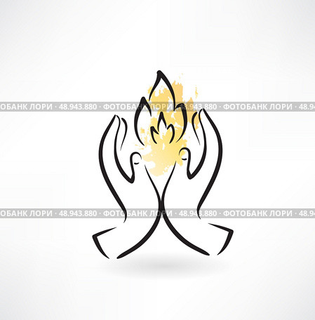 warm hands icon. Стоковая иллюстрация, агентство Ingram Publishing / Фотобанк Лори