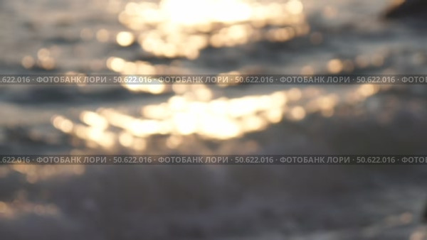 Water, Sunlight, Reflection: Abstract Close-up of Sun Glimmering on Rippling Water Surface. Стоковое видео, видеограф svetograph / Фотобанк Лори