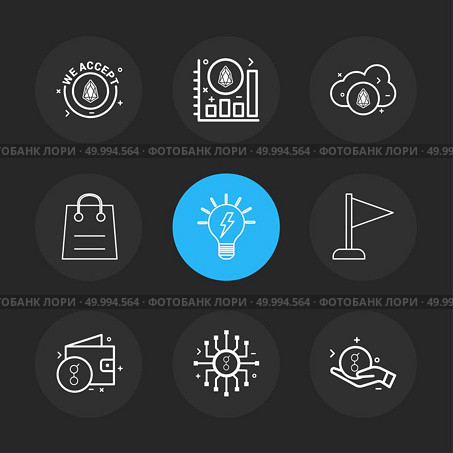 we accept , coin , graph , cloud , flag , bag, idea , wallet, ic , golem ,icon, vector, design,  flat,  collection, style, creative,  icons. Стоковая иллюстрация, агентство Ingram Publishing / Фотобанк Лори