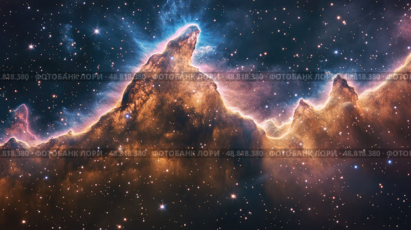 wisps space abstract background ai generated. Стоковое AI-изображение, AI-художник Vectorwin / Фотобанк Лори