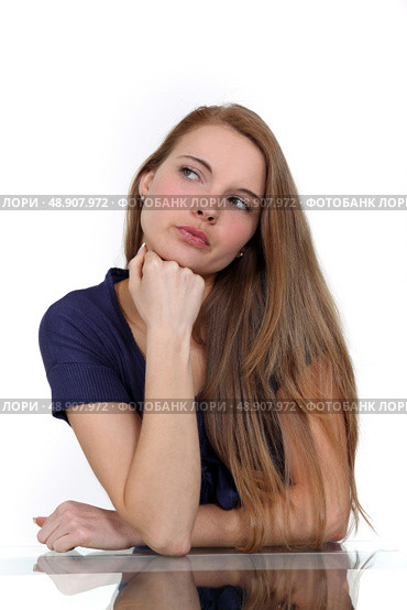 Woman having a dilemma. Стоковое фото, агентство Ingram Publishing / Фотобанк Лори