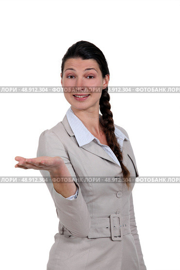 Women explaining point. Стоковое фото, агентство Ingram Publishing / Фотобанк Лори