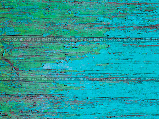 Wood texture with old paint. Стоковое фото, фотограф Andrey Ganysh / Фотобанк Лори