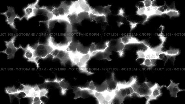 Working human brain on a black background. Стоковая иллюстрация, иллюстратор David Kashakhi / Фотобанк Лори
