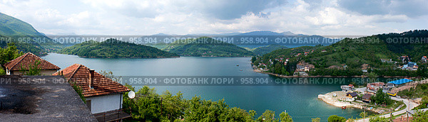 Ябланицкое озеро, панорама (2009 год). Стоковое фото, фотограф Paul Bee / Фотобанк Лори