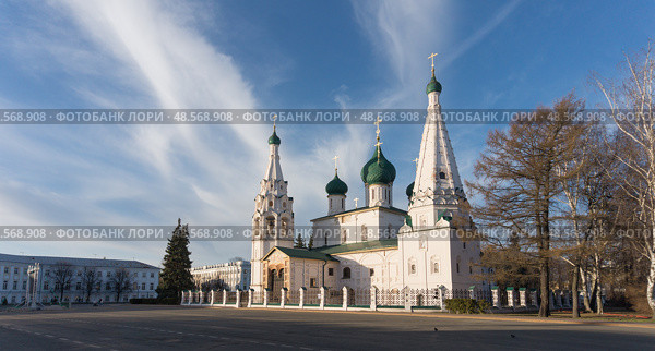 Ярославль, церковь св. Ильи пророка. Стоковое фото, фотограф Николай Алмаев / Фотобанк Лори