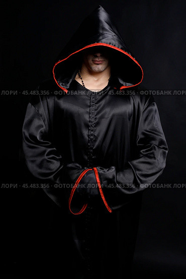 Young man in a monks robe. Стоковое фото, фотограф Андрей Аркуша / Фотобанк Лори