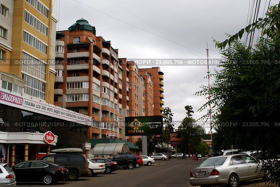 Забайкалье, г. Чита, ул. Бутина (2014 год). Редакционное фото, фотограф Валерий Лаврушин / Фотобанк Лори
