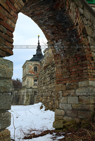 Замок, весна (село Подгорцы, Львовская область, Украина) Стоковое фото, фотограф Юрий Брыкайло / Фотобанк Лори
