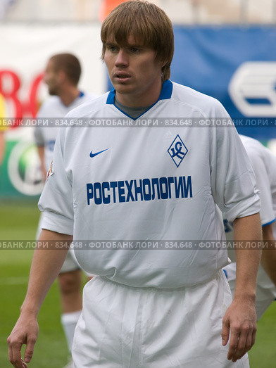 Защитник ФК Крылья Советов Александр Белозеров (2009 год). Редакционное фото, фотограф Андрей Голубев / Фотобанк Лори