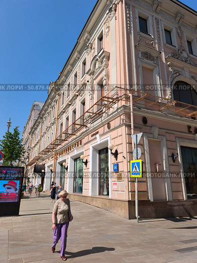 Здание Елисеевского гастронома в Москве. Редакционное фото, фотограф Мария Сергеева / Фотобанк Лори