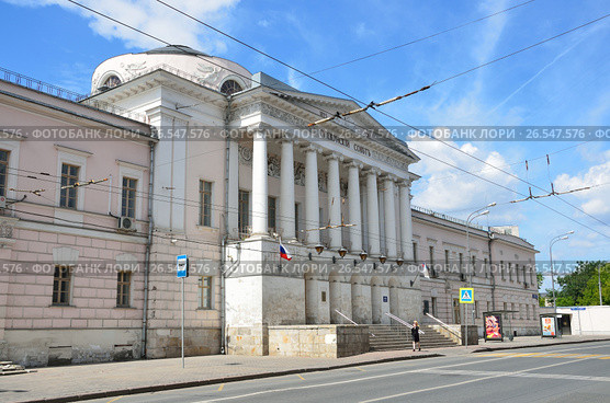 Здание Российской академии медицинских наук, бывшего Опекунского совета в Москве. Редакционное фото, фотограф Овчинникова Ирина / Фотобанк Лори