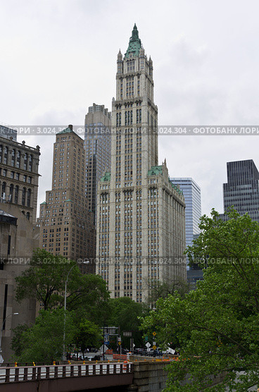 Здание Вулворт-Билдинг. Нью-Йорк. США (2011 год). Редакционное фото, фотограф Аркадий Захаров / Фотобанк Лори