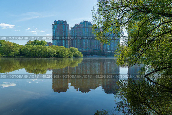 Жилой комплекс «Алые Паруса». Авиационная улица, 79. Москва. Стоковое фото, фотограф Александр К / Фотобанк Лори