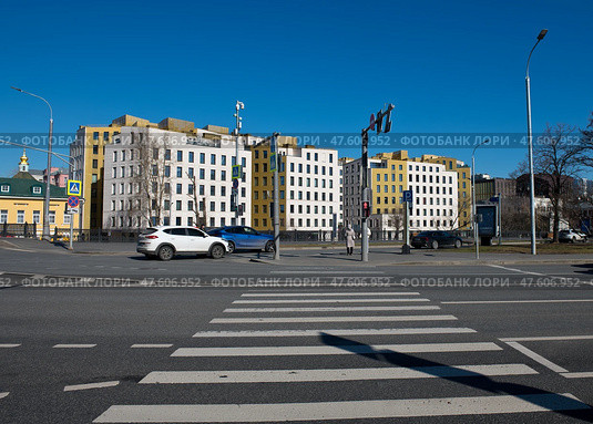ЖК "Титул" на Серебрянической. Москва. Россия. Редакционное фото, фотограф E. O. / Фотобанк Лори