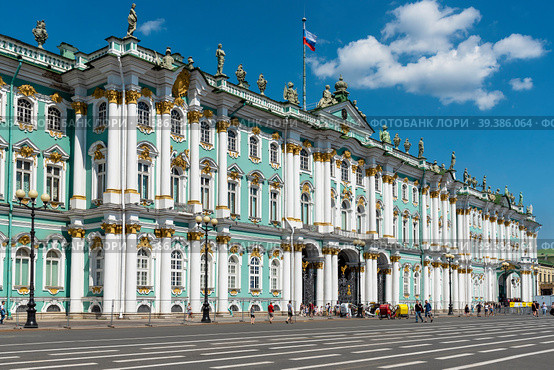 Зимний дворец. Эрмитаж. Санкт-Петербург (2019 год). Редакционное фото, фотограф Александр Щепин / Фотобанк Лори